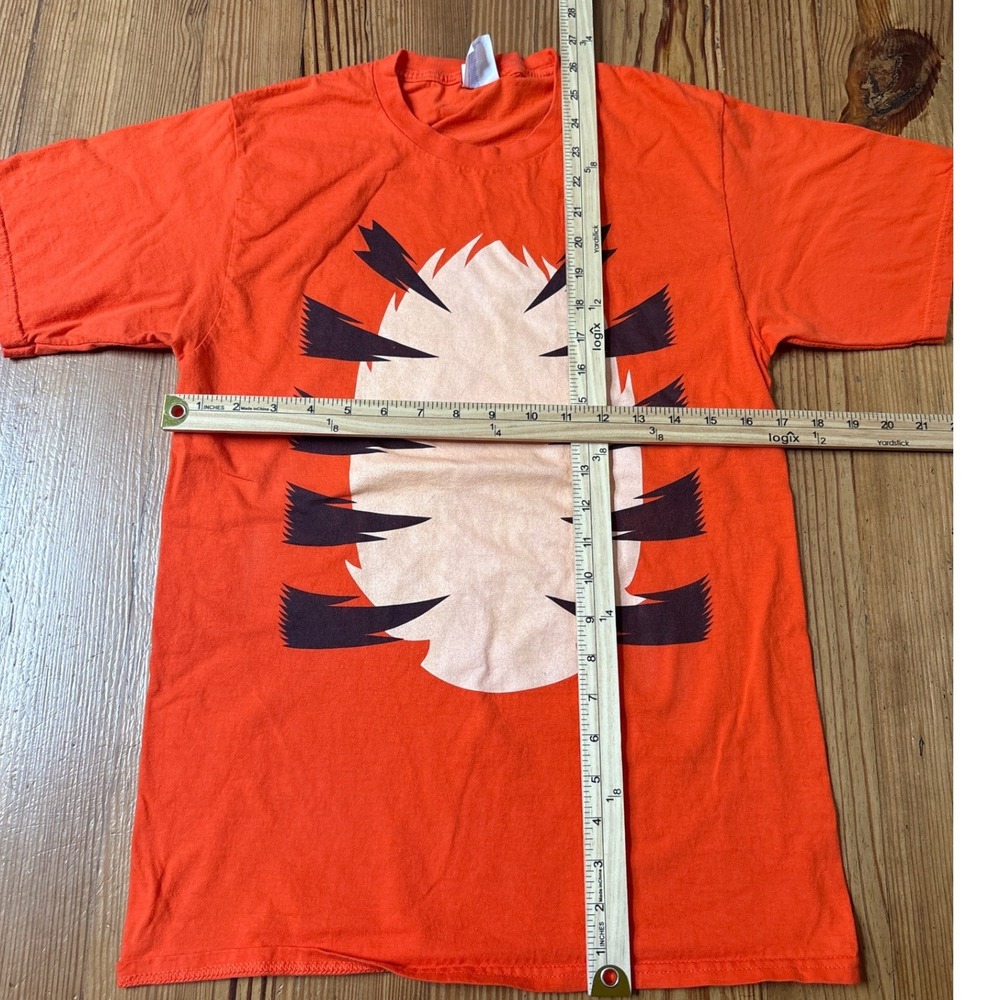 Gildan Tigger Graphic T-Shirt Women Orange Short Sleeve Costume Tee SIZE S View 4
